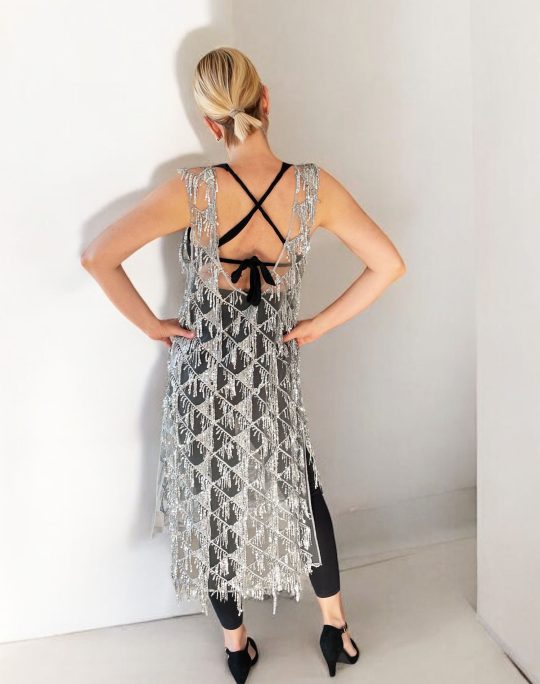 Silver tunic dress - Image 3